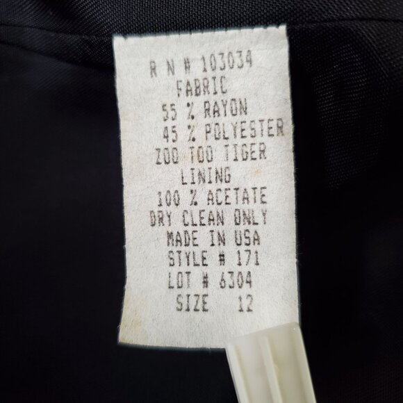 Giancarlo Ferrari Size 12 Shirt Jacket Zoo Safari Jungle Big Cat Tiger Lined Vtg - Picture 9 of 12